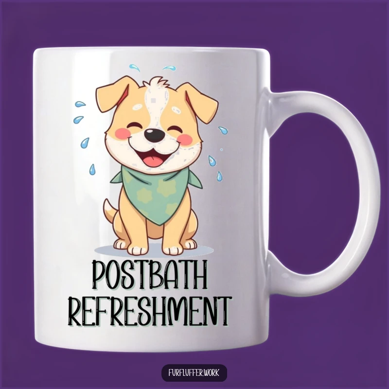 Funny Dog Water Shake Mug: Cheerful Dog Gift for Splashy Fun