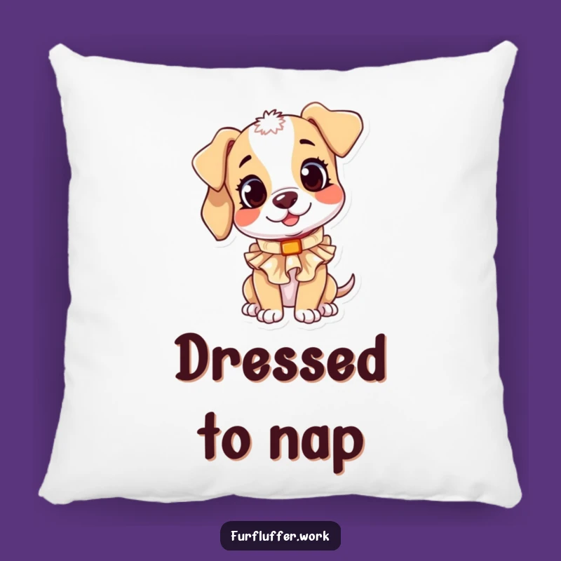 Funny Puppy Collar Pillow: Cozy Comfort with a Hilarious Pup's Charm