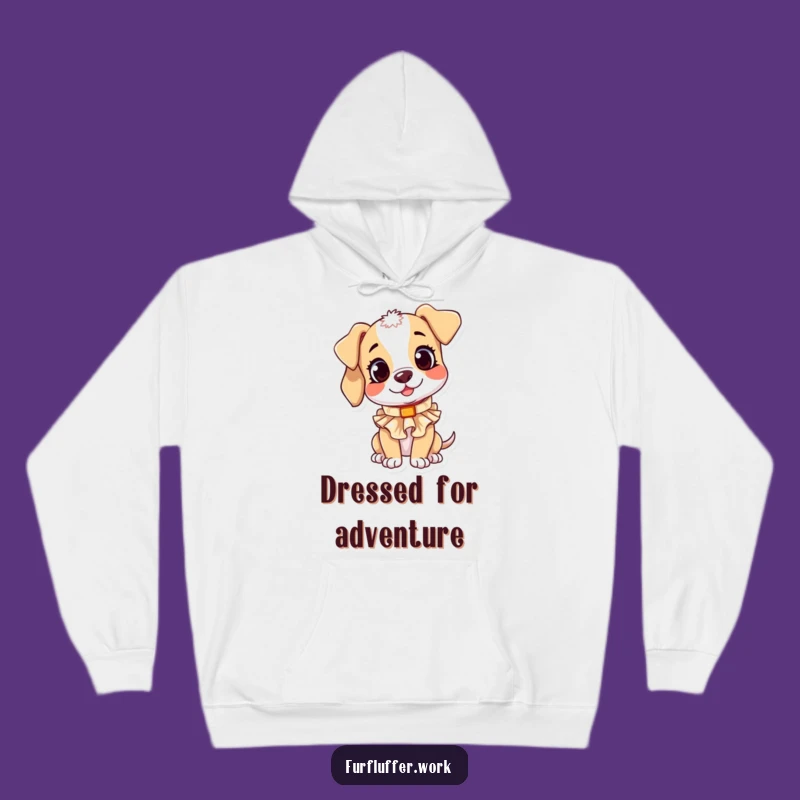 Funny Puppy Collar Hoodie: Cozy Comfort with a Hilarious Pup's Style