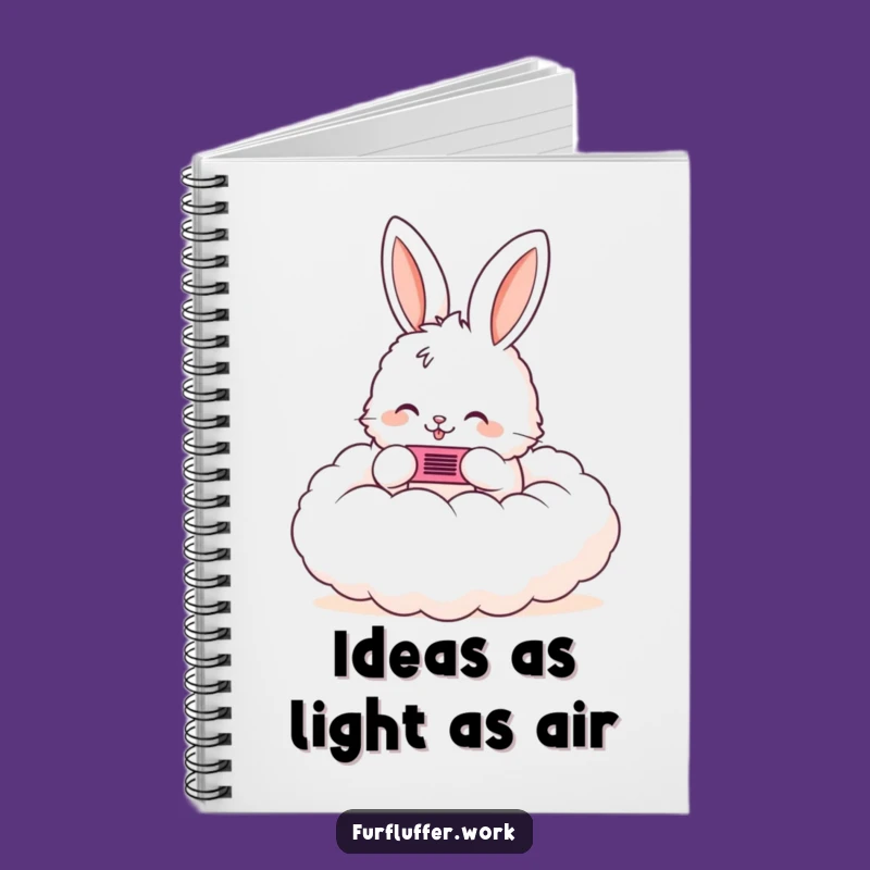 Funny Bunny Cloud Comb Notebook: Jot Down Dreams with Whimsical Humor